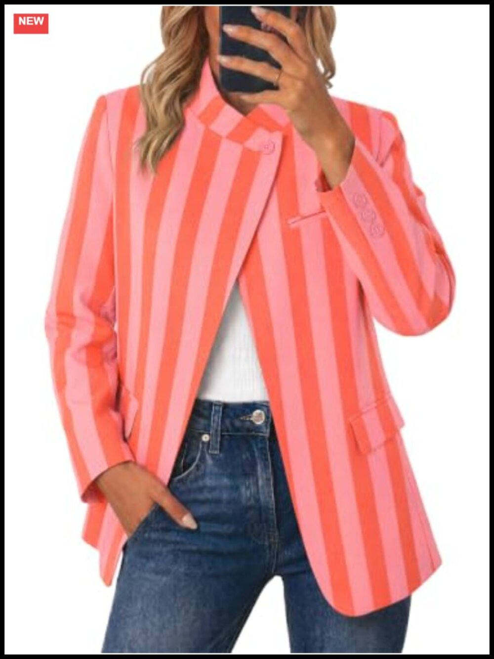 Women's Plaid Blazer Business Casual Open Front Suit Jacket Long Sleeve